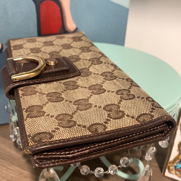 Gucci Canvas & Leather Long Wallet - Picture 10 of 16